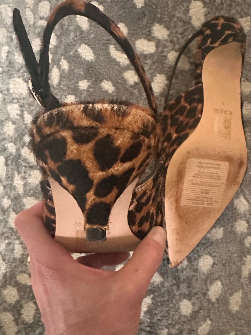 Jcrew robin slingback kitten heels in printed calf hair, 9 - Picture 6 of 6